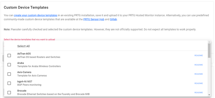Device Templates Device Templates