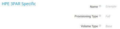 HPE 3PAR Specific HPE 3PAR Specific